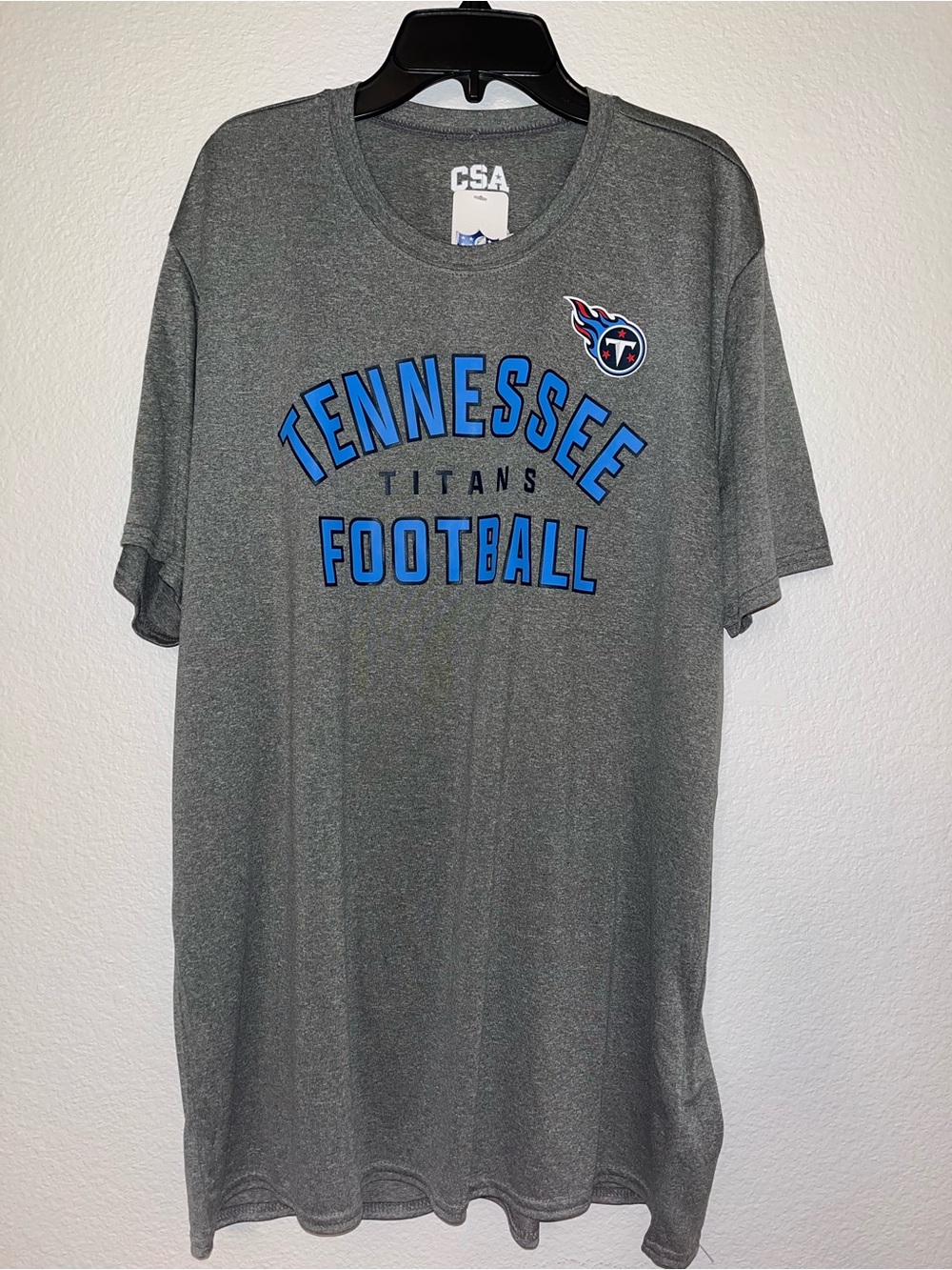 Tennessee Titans Gray Short Sleeve Football Tee - CSA